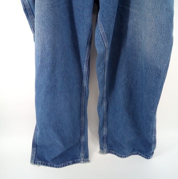 Carhartt Original Dungaree Fit Blue Jeans 100% Cotton 48X30 - Picture 8 of 11